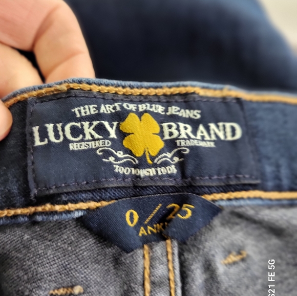 NEW Lucky Brand Charlie Baby Boot Cut Size 0/25 - Picture 4 of 6
